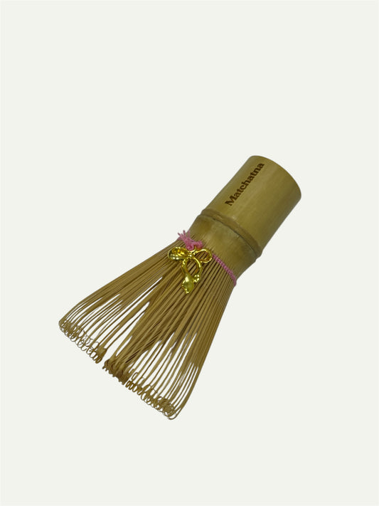 Bow Charm Bamboo Whisk